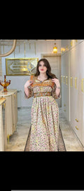 Robe Kabyle Moderne Fleurie