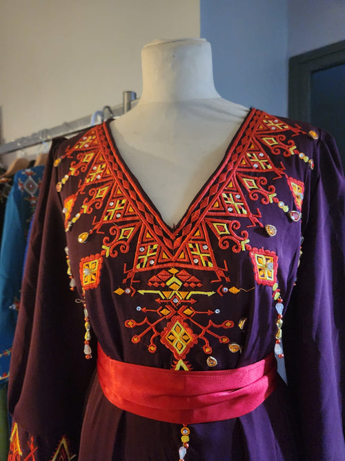 Gandoura "Lahna" – Élégance Brodée